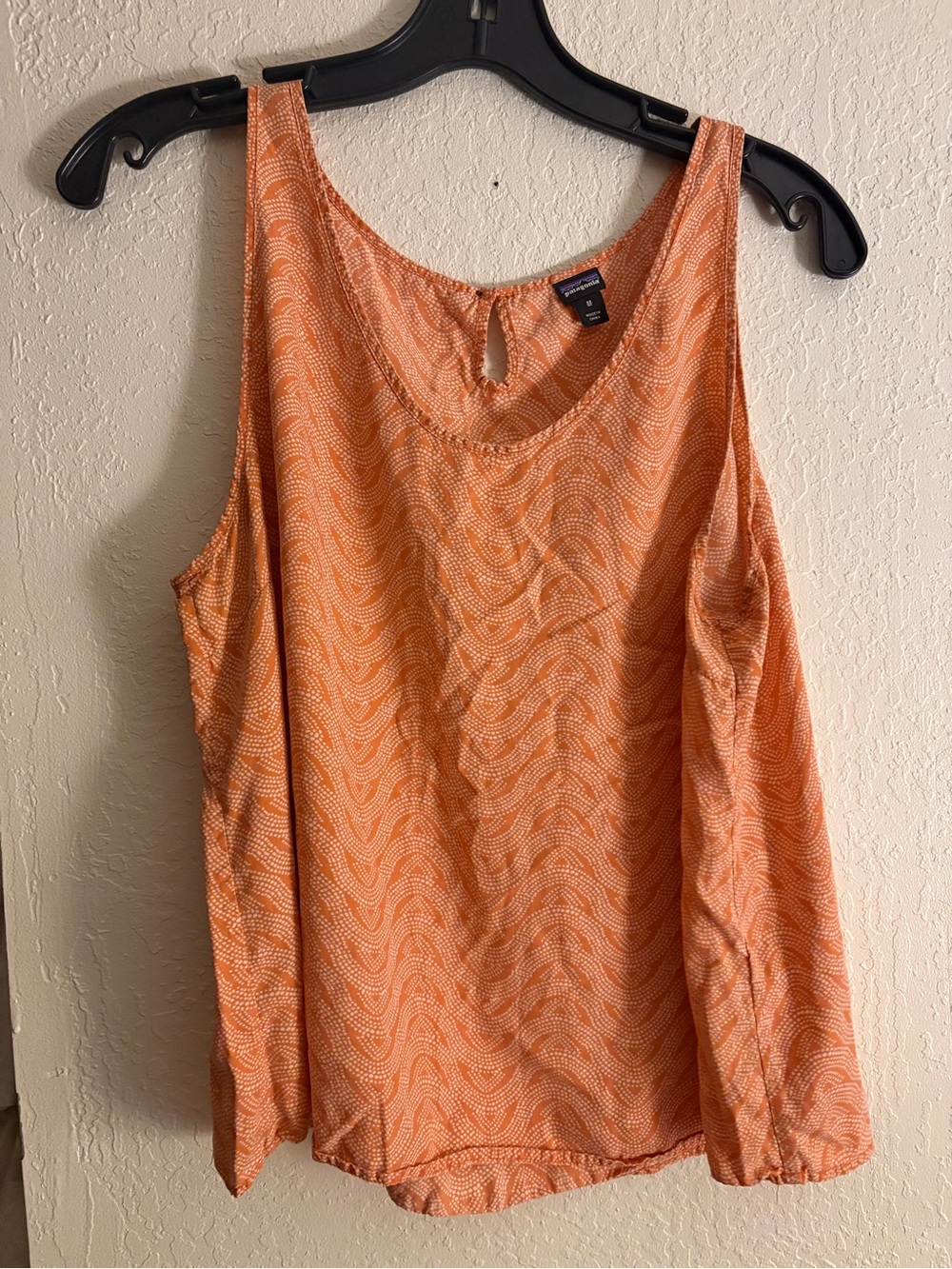 Patagonia Sleeveless Orange Printed Women's Tank Top